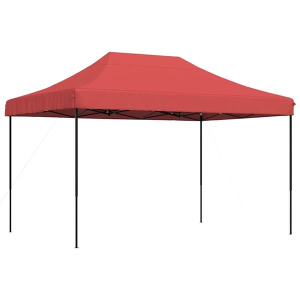 Pop-Up hopfällbart partytält 410x279x315 cm vinröd