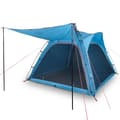 Miniatyrbild 2 av 2: Campingtält 4 personer blå snabbrest vattentätt