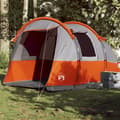 Miniatyrbild 1 av 2: Campingtält tunnel 4 personer grå och orange vattentätt