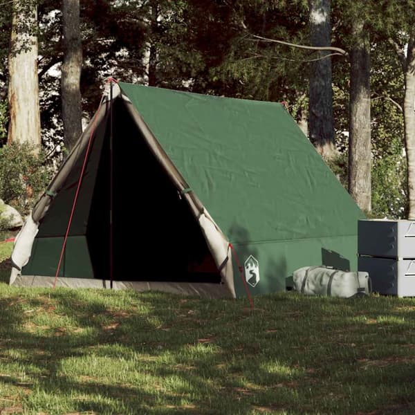 Campingtält A-ram 2 personer grön vattentätt