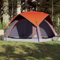 Miniatyrbild 1 av 2: Campingtält 4 personer grå och orange vattentätt