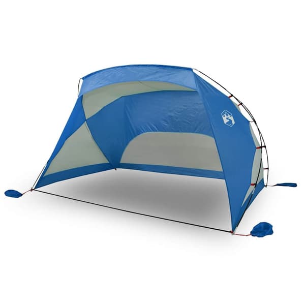Strandtält azurblå 274x178x170/148 cm 185T polyester