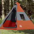 Miniatyrbild 1 av 2: Tipi-tält 7 personer orange vattentätt