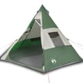 Miniatyrbild 2 av 2: Tipi-tält 7 personer grön vattentätt
