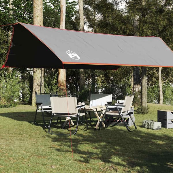 Tarp grå och orange 500x294 cm vattentät