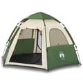 Miniatyrbild 2 av 2: Campingtält 4 personer grön snabbrest