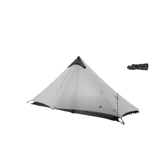 Ultralight-leirintäteltta, vedenpitävä 15D nylon, 4-kauden muotoilu,LANSHAN1 15D 4Season-b