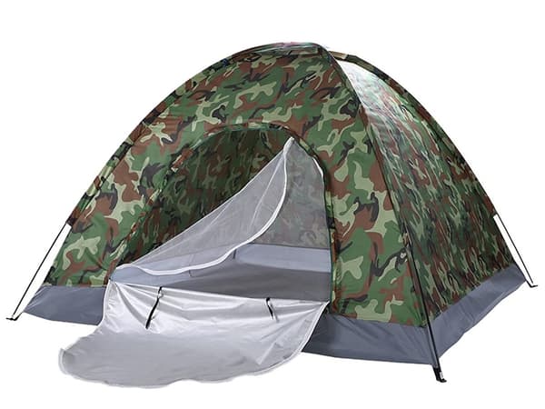 Tält / Campingtält - Kamouflage - 2-3 personer