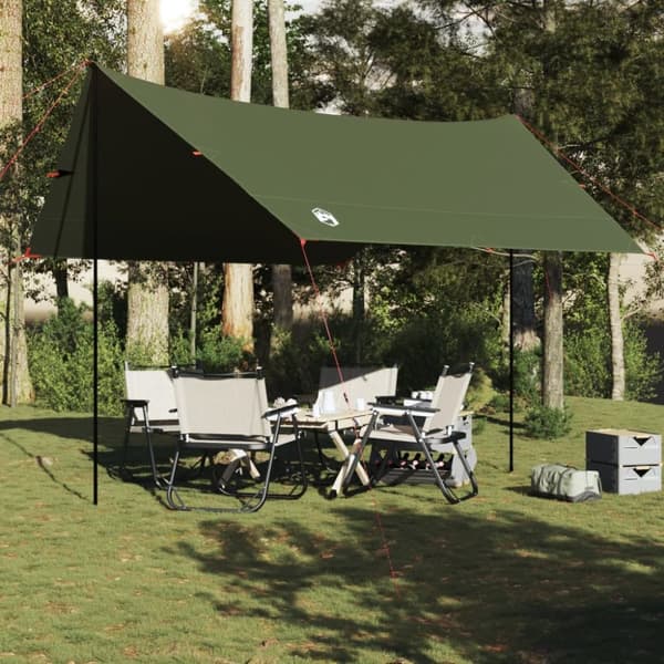 Camping Cloth Olive 462x306x211 cm Vedenpitävä
