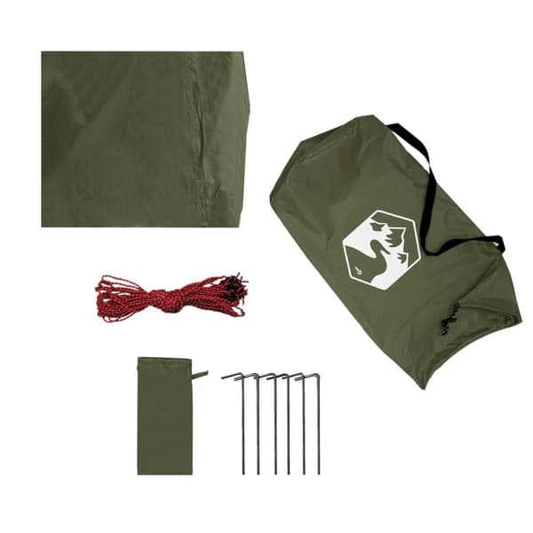 Camping Cloth Olive 462x306x211 cm Vedenpitävä