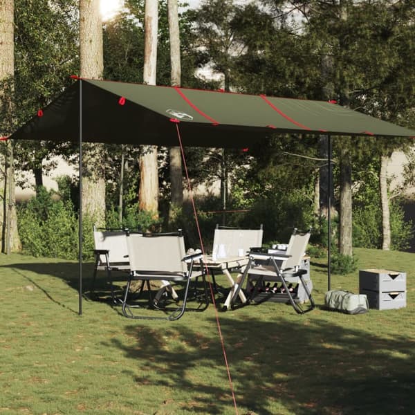 tarp 451x420 cm vandtæt olivengrøn