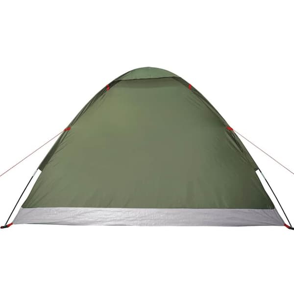 4-personers campingtelt vandtæt kuppel olivengrøn