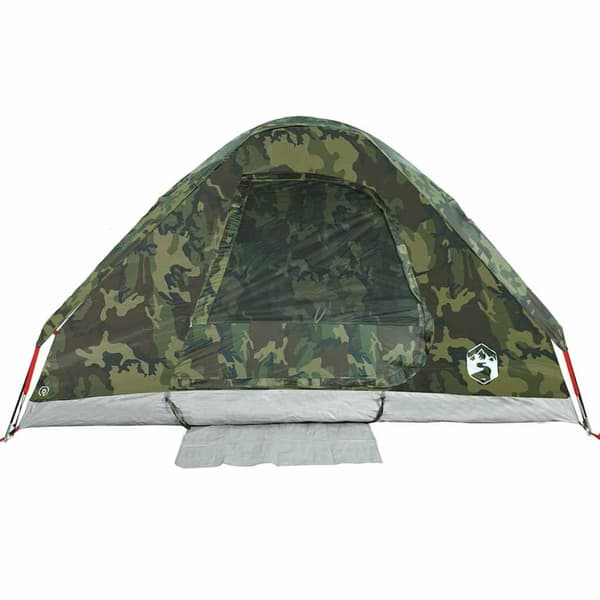 2-personers campingtelt vandtæt kuppel camouflage