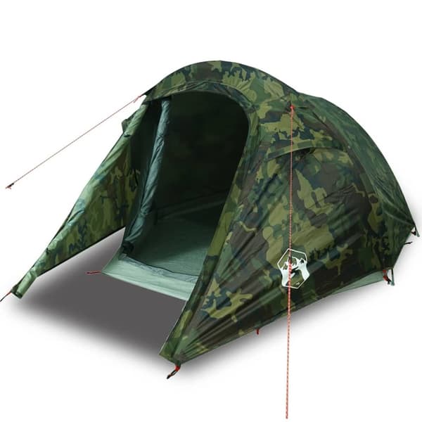 Camping teltta, 3 hengelle, naamiointi, vedenpitävä