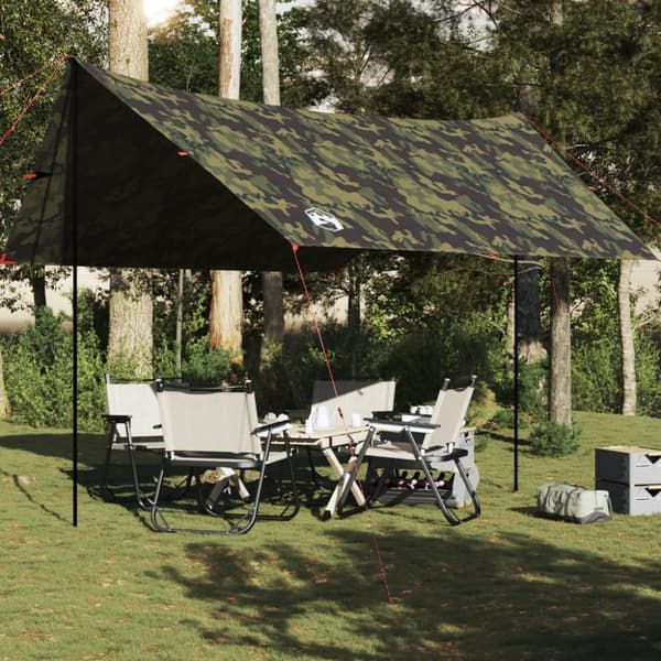 tarp 462x306x211 cm vandtæt camouflage