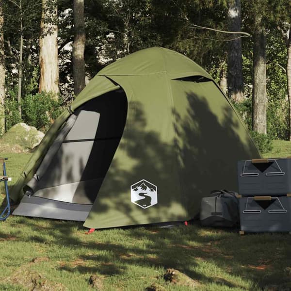 Camping Teltta 2 hengen kupoli oliivinvihreä vedenpitävä