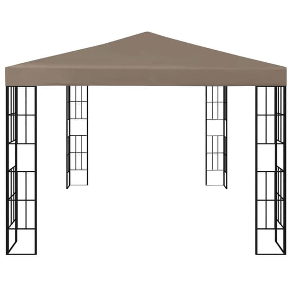 pavillon 4x3 m gråbrun