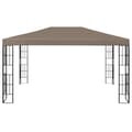 Miniatyrbillede 2 af 7: pavillon 4x3 m gråbrun