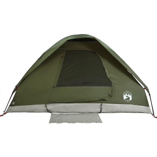 2-personers campingtelt vandtæt kuppel olivengrøn