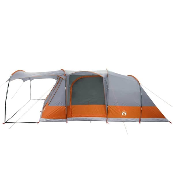 Camping Teltta, 5 henkilöä, harmaa ja oranssi, vedenpitävä