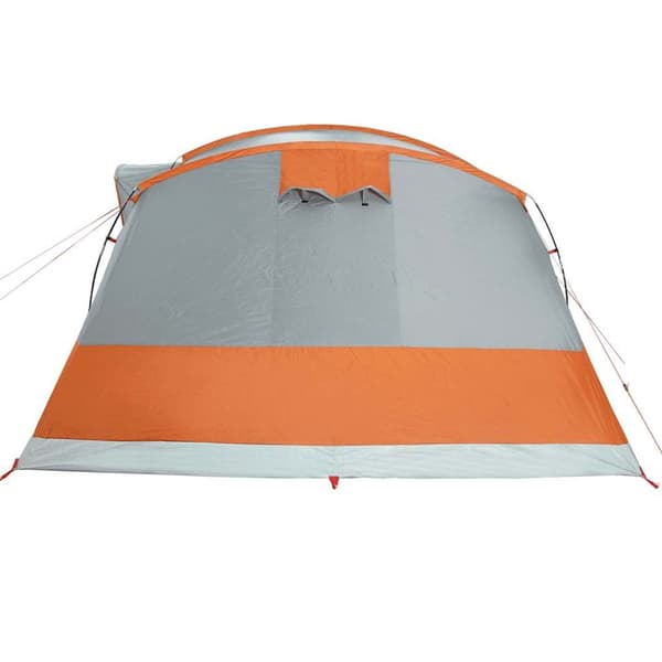 Camping Teltta, 5 henkilöä, harmaa ja oranssi, vedenpitävä