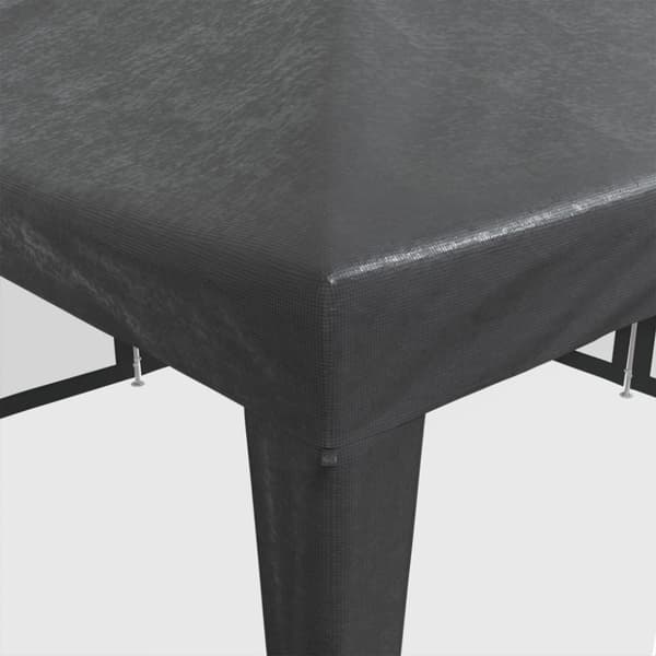 Juhlateltta 8 Verkkoseinät Antrasiitti 4x4 m HDPE