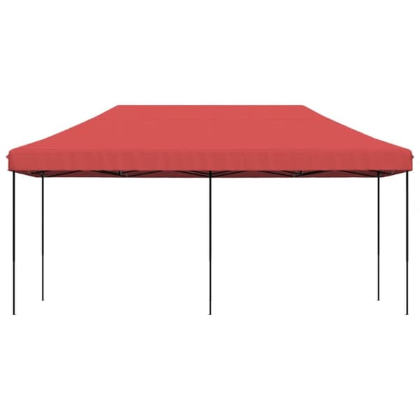 Pop-Up hopfällbart partytält 580x292x315 cm vinröd