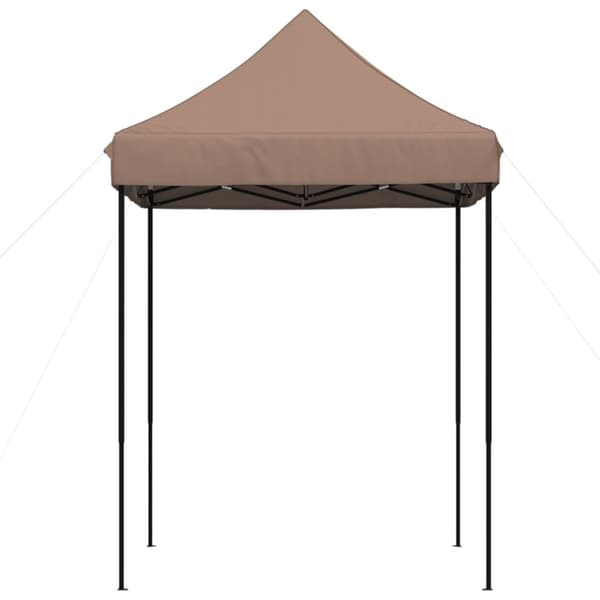 Pop-Up hopfällbart partytält 200x200x306 cm brun