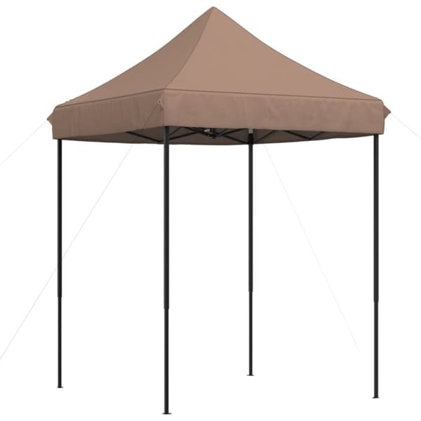 Pop-Up hopfällbart partytält 200x200x306 cm brun