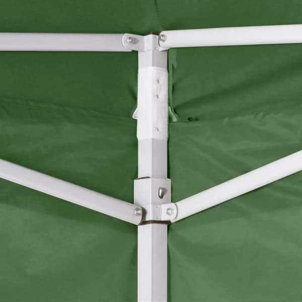Hopfällbart tält 3 x 3 m 4 väggar grön