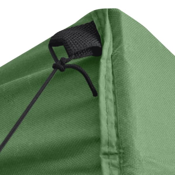 Hopfällbart tält 3 x 3 m 4 väggar grön