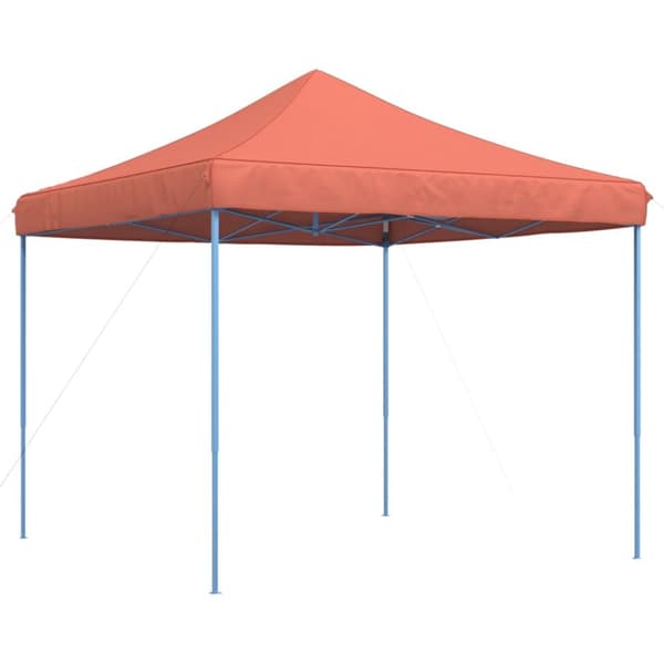 Pop-Up hopfällbart partytält 292x292x315 cm terrakotta