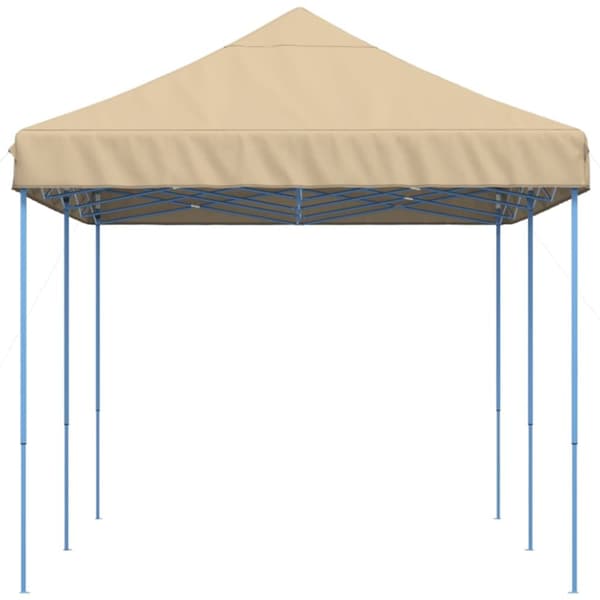 Pop-Up hopfällbart partytält 580x292x315 cm beige
