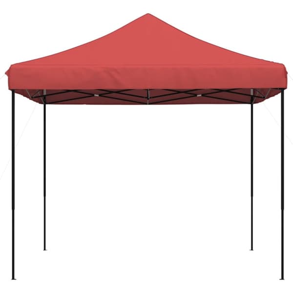 Pop-Up hopfällbart partytält 292x292x315 cm vinröd
