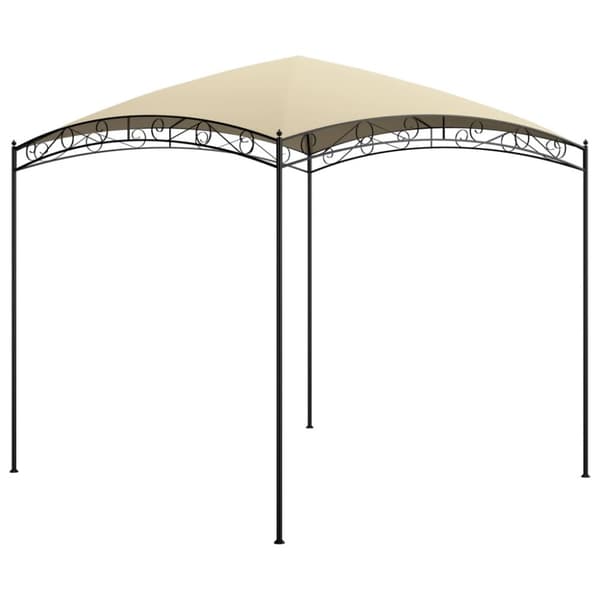 Paviljong 3x3x2,65 m gräddvit 180 g/m²