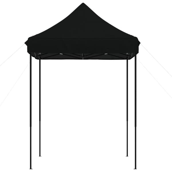 Pop-Up hopfällbart partytält 200x200x306 cm svart
