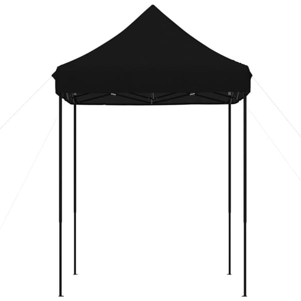 Pop-Up hopfällbart partytält 200x200x306 cm svart