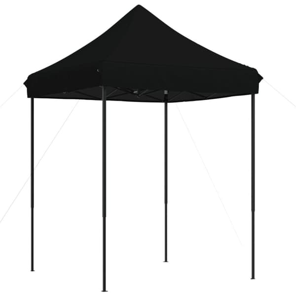 Pop-Up hopfällbart partytält 200x200x306 cm svart