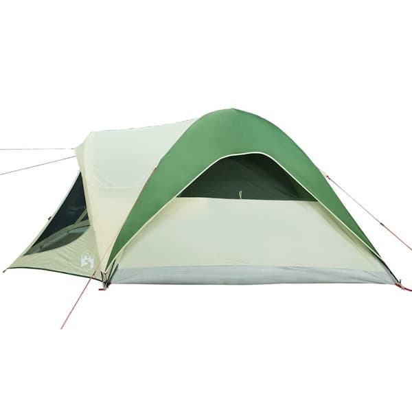 vidaXL Familietelt for camping 6 personer grønn vanntett