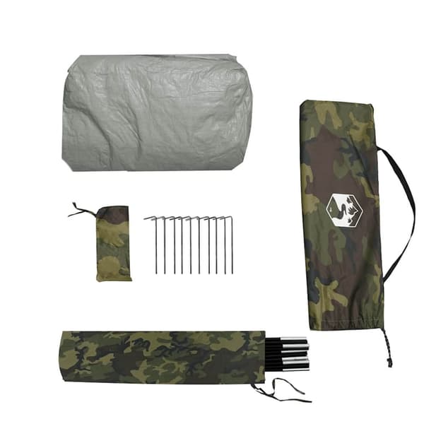 vidaXL fisketelt vandtæt camouflage