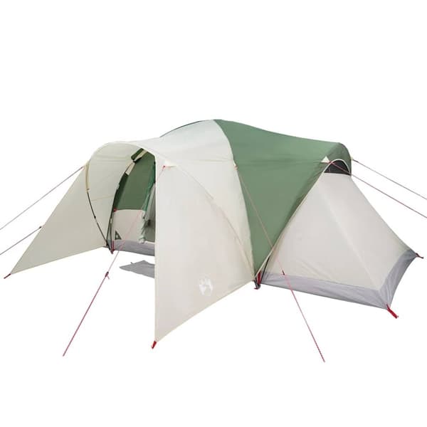 vidaXL Kuppeltelt for camping 6 personer grønn vanntett