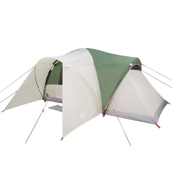 vidaXL Kuppeltelt for camping 6 personer grønn vanntett