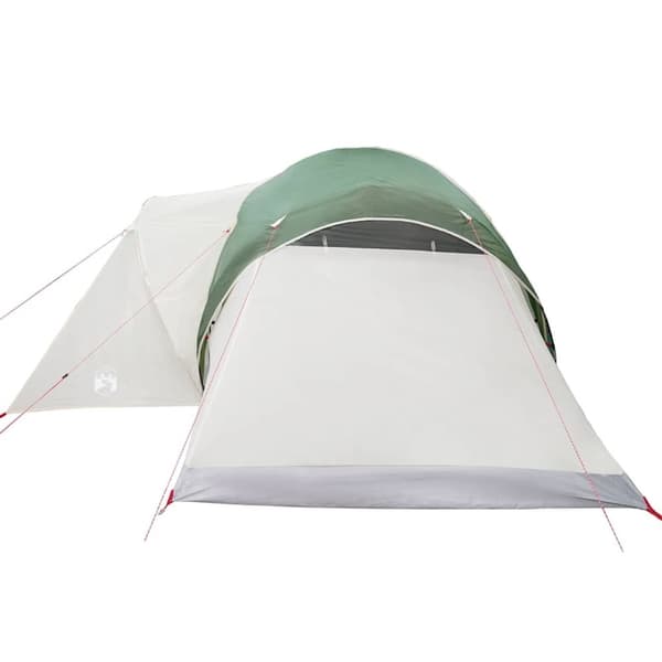 vidaXL Kuppeltelt for camping 6 personer grønn vanntett