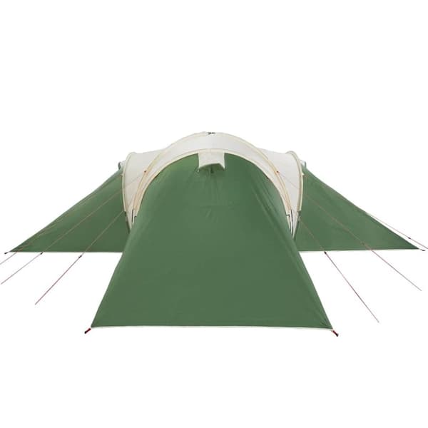vidaXL Kuppeltelt for camping 6 personer grønn vanntett