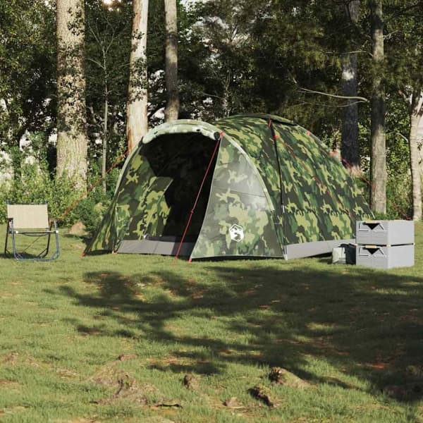 vidaXL 2-personers fisketelt vandtæt camouflage