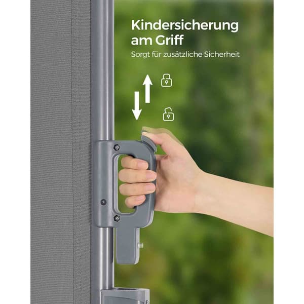 Side Canopy - Udvides - 160 x 400 cm - til balkon