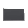 Miniatyrbillede 2 af 6: Side Canopy - Udvidelig solbeskyttelse - 160 x 400 cm - sort