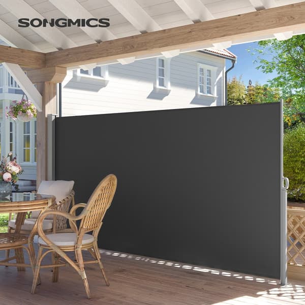 Sidans tak - utdragbar - 160 x 450 cm - för balkong