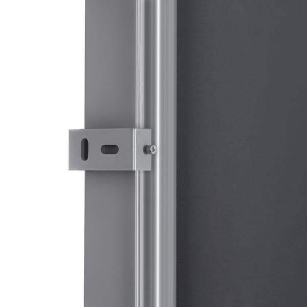 Sidans tak - utdragbar markis - 200 x 300 cm - svart