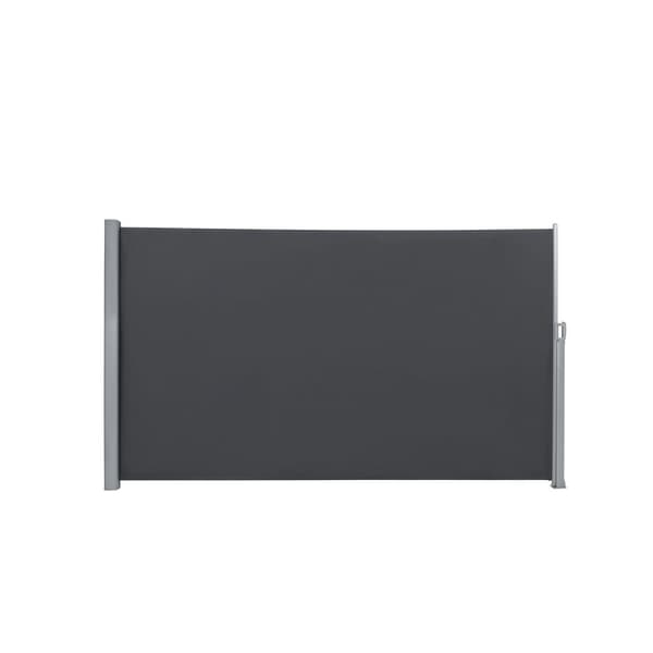 Garden Screen - Standing Sun Protection - 180 x 400 cm - Grå